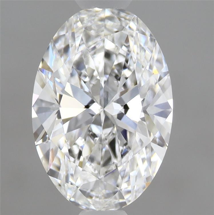 1.58 Carat Oval Shaped, Ideal Cut, D Color, VVS2 Clarity, IGI Certified Lab Grown Diamond