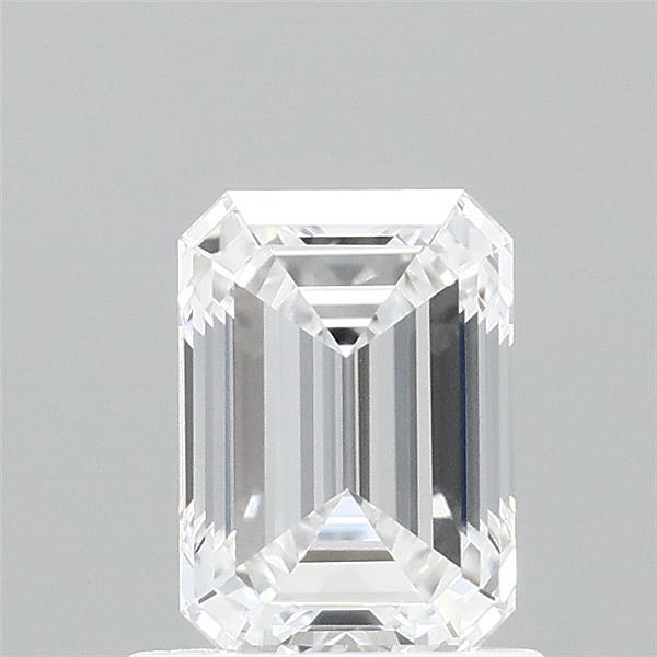 1.02 Carat Emerald Shaped, Ideal Cut, D Color, VVS1 Clarity, IGI Certified Lab Grown Diamond