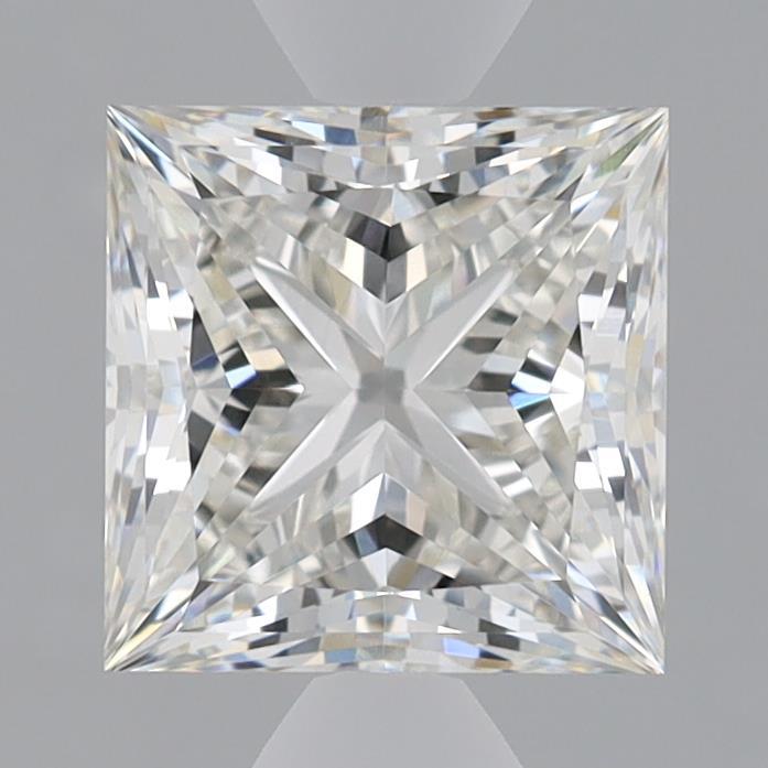 2.02 Carat Princess Shaped, Ideal Cut, H Color, VVS2 Clarity, IGI Certified Lab Grown Diamond