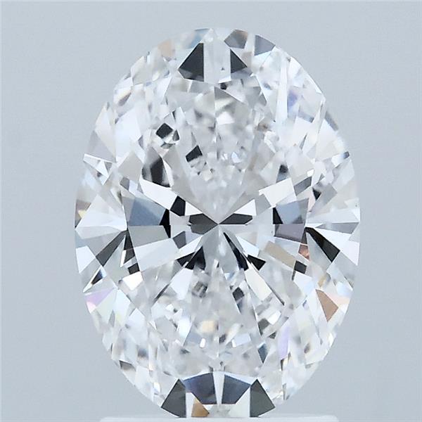 2.01 Carat Oval Shaped, Ideal Cut, D Color, VVS2 Clarity, IGI Certified Lab Grown Diamond