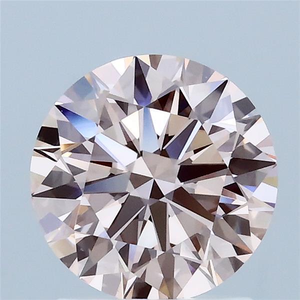 1.52 Carat Round Shaped, Ideal Cut, FANCY INTENSE PINK Color, VVS2 Clarity, IGI Certified Lab Grown Diamond
