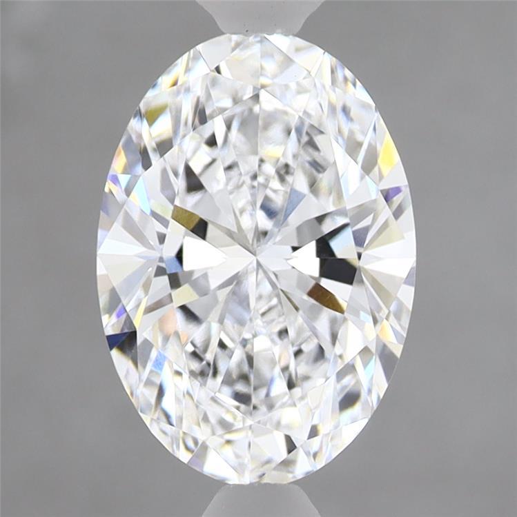 2.06 Carat Oval Shaped, Ideal Cut, D Color, VVS2 Clarity, IGI Certified Lab Grown Diamond
