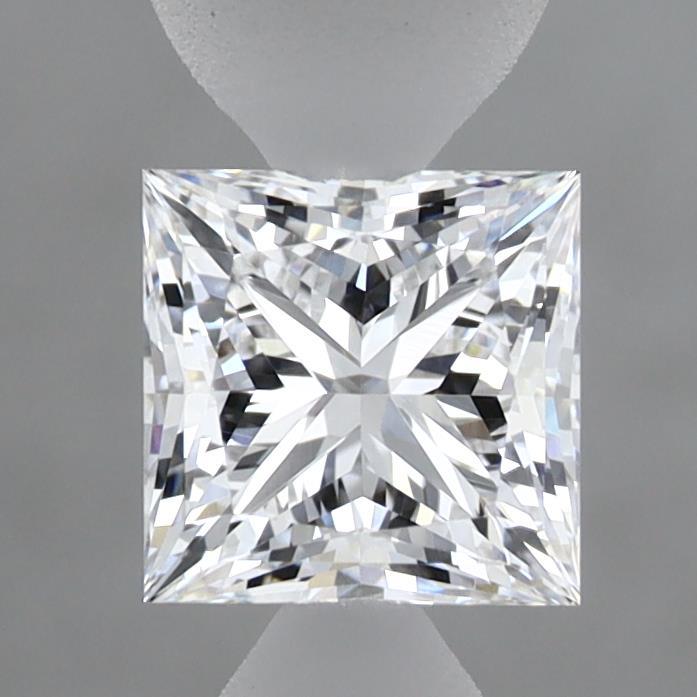 1.08 Carat Princess Shaped, Excellent Cut, D Color, VVS1 Clarity, IGI Certified Lab Grown Diamond