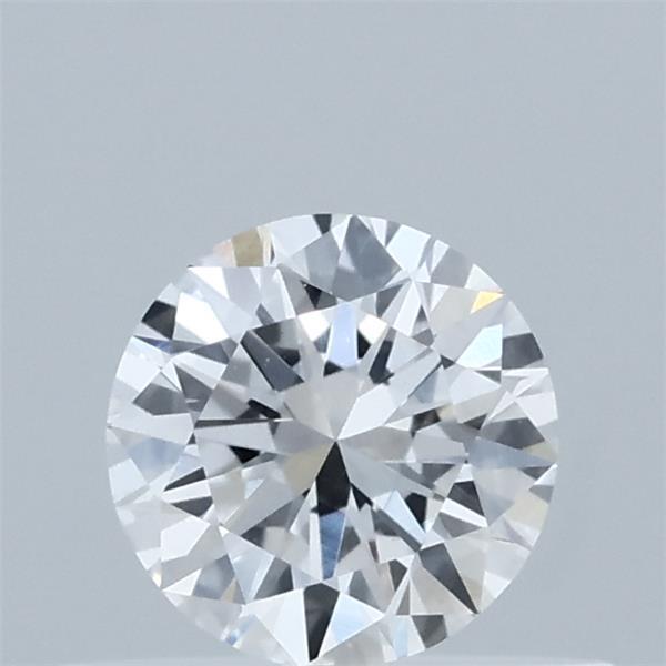 0.39 Carat Round Shaped, Excellent Cut, D Color, VVS2 Clarity, IGI Certified Lab Grown Diamond