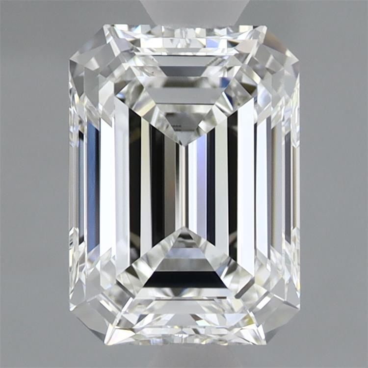 1.81 Carat Emerald Shaped, Ideal Cut, E Color, VS1 Clarity, IGI Certified Lab Grown Diamond