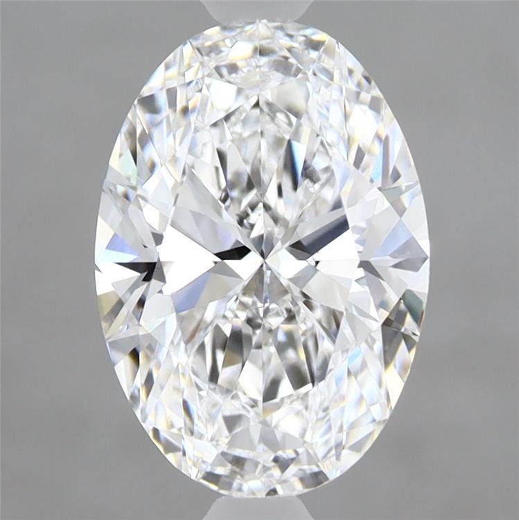 2.10 Carat Oval Shaped, Ideal Cut, D Color, VVS2 Clarity, IGI Certified Lab Grown Diamond