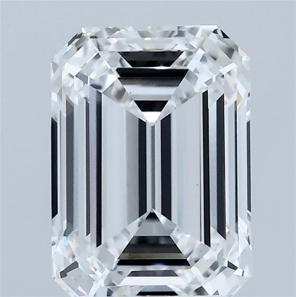 2.53 Carat Emerald Shaped, Ideal Cut, D Color, VS1 Clarity, IGI Certified Lab Grown Diamond