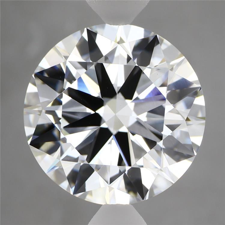 6.04 Carat Round Shaped, Excellent Cut, E Color, VVS2 Clarity, IGI Certified Lab Grown Diamond