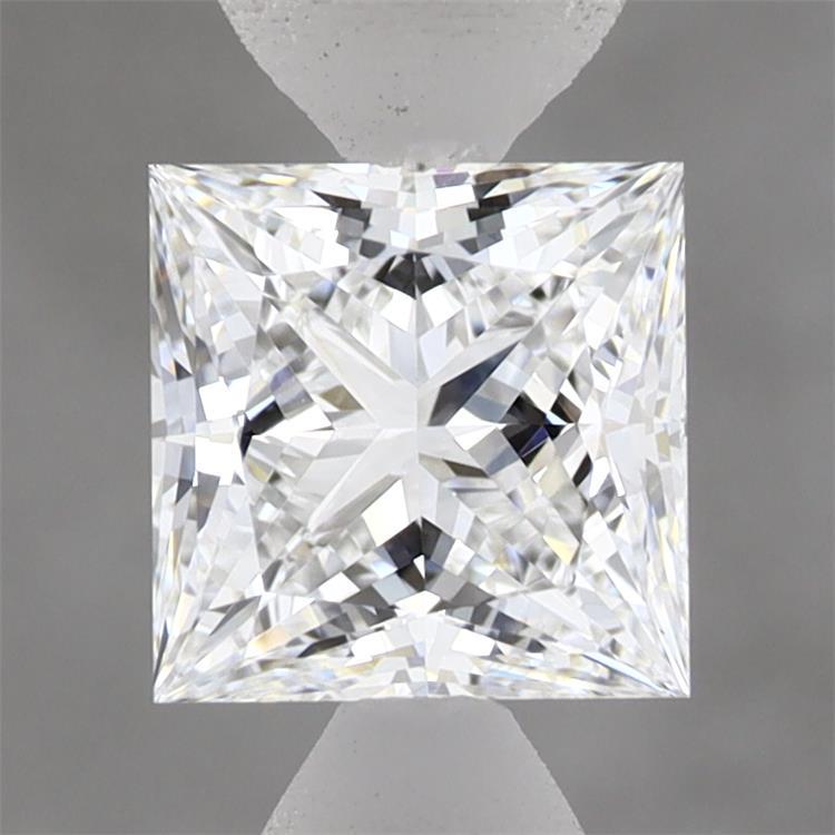 1.36 Carat Princess Shaped, Ideal Cut, D Color, VVS2 Clarity, IGI Certified Lab Grown Diamond