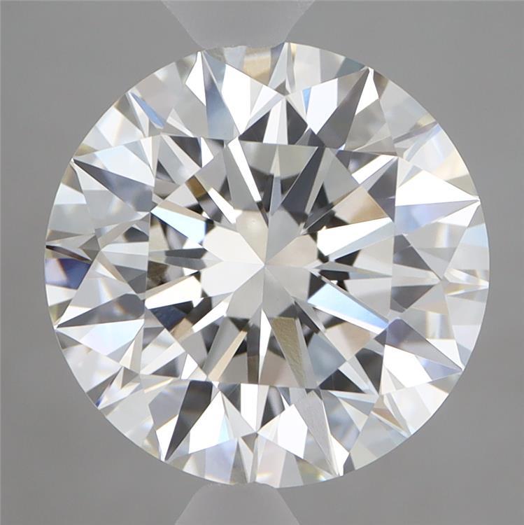 4.10 Carat Round Shaped, Ideal Cut, G Color, VVS2 Clarity, IGI Certified Lab Grown Diamond
