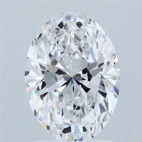 2.06 Carat Oval Shaped, Ideal Cut, D Color, VVS2 Clarity, IGI Certified Lab Grown Diamond