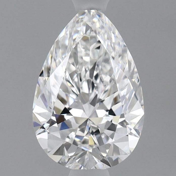 0.97 Carat Pear Shaped, Ideal Cut, D Color, VVS2 Clarity, IGI Certified Lab Grown Diamond