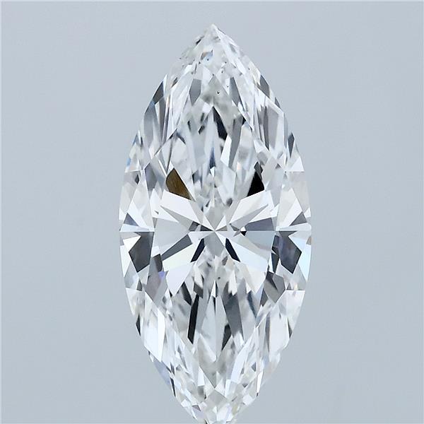 2.51 Carat Marquise Shaped, Ideal Cut, F Color, VS1 Clarity, IGI Certified Lab Grown Diamond