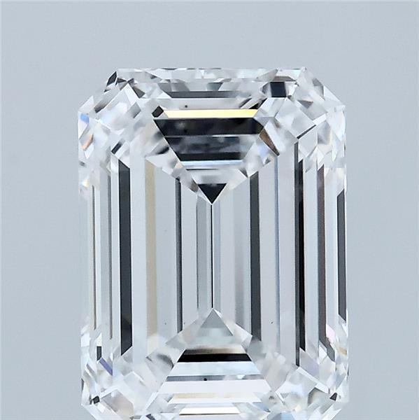 3.05 Carat Emerald Shaped, Ideal Cut, D Color, VS1 Clarity, IGI Certified Lab Grown Diamond