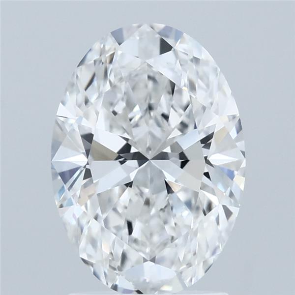 2.03 Carat Oval Shaped, Ideal Cut, E Color, VVS2 Clarity, IGI Certified Lab Grown Diamond