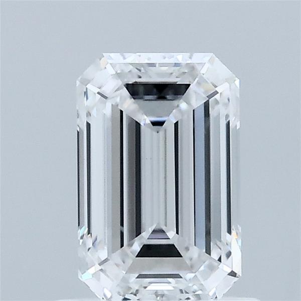 1.02 Carat Emerald Shaped, Ideal Cut, D Color, VVS2 Clarity, IGI Certified Lab Grown Diamond