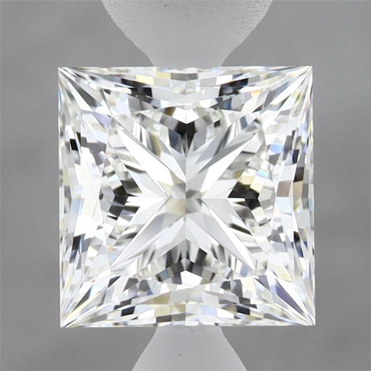 2.58 Carat Princess Shaped, Ideal Cut, F Color, VVS2 Clarity, IGI Certified Lab Grown Diamond