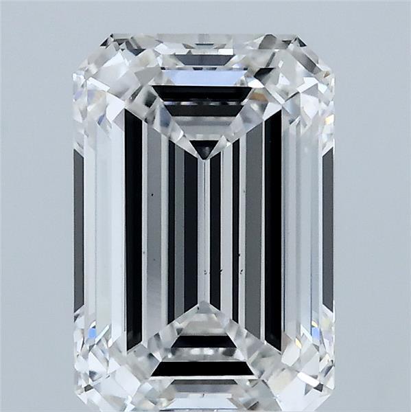 2.52 Carat Emerald Shaped, Ideal Cut, E Color, VS1 Clarity, IGI Certified Lab Grown Diamond