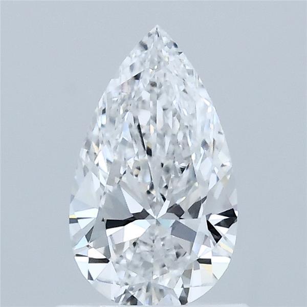 0.81 Carat Pear Shaped, Ideal Cut, D Color, VVS1 Clarity, IGI Certified Lab Grown Diamond