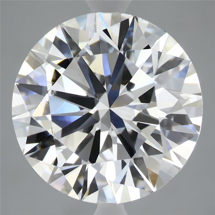 5.53 Carat Round Shaped, Ideal Cut, F Color, VVS2 Clarity, IGI Certified Lab Grown Diamond