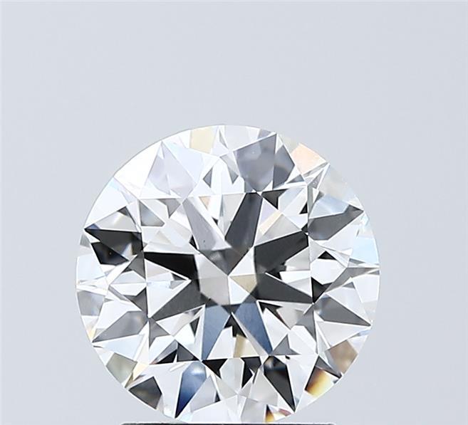 2.05 Carat Round Shaped, Ideal Cut, D Color, VVS2 Clarity, IGI Certified Lab Grown Diamond