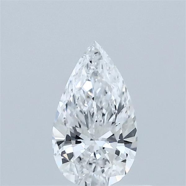 0.35 Carat Pear Shaped, Ideal Cut, D Color, VVS2 Clarity, IGI Certified Lab Grown Diamond