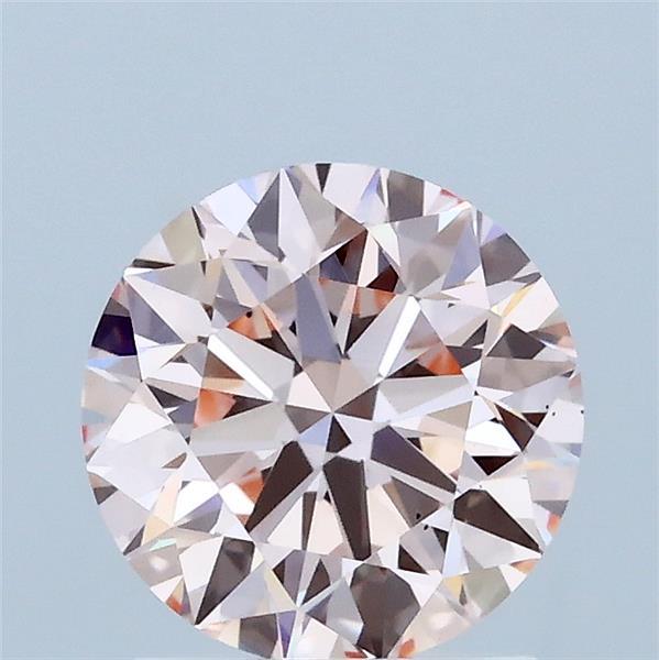 1.50 Carat Round Shaped, Excellent Cut, FANCY INTENSE PINK Color, VS1 Clarity, IGI Certified Lab Grown Diamond