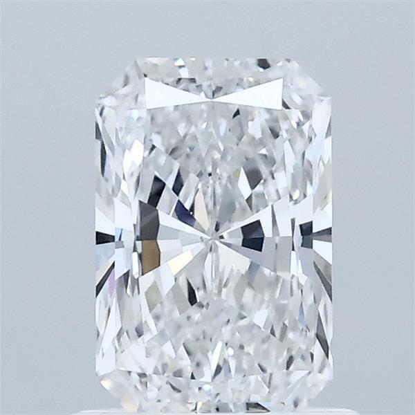 1.00 Carat Radiant Shaped, Ideal Cut, D Color, VVS2 Clarity, IGI Certified Lab Grown Diamond
