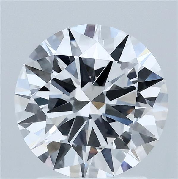 2.00 Carat Round Shaped, Excellent Cut, D Color, VVS2 Clarity, IGI Certified Lab Grown Diamond