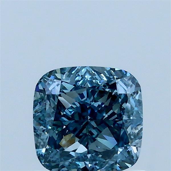 1.05 Carat Cushion Shaped, Ideal Cut, FANCY VIVID BLUE Color, VVS2 Clarity, IGI Certified Lab Grown Diamond