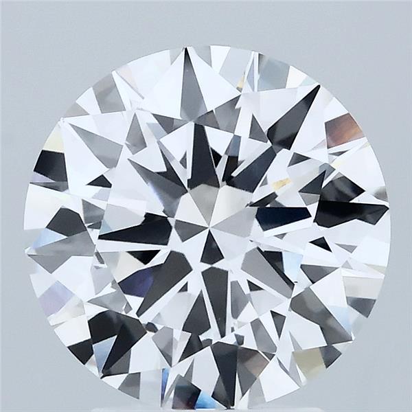 3.01 Carat Round Shaped, Excellent Cut, D Color, VVS2 Clarity, IGI Certified Lab Grown Diamond