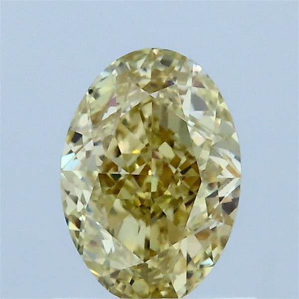 1.03 Carat Oval Shaped, Very Good Cut, FANCY INTENSE YELLOW Color, VS1 Clarity, IGI Certified Lab Grown Diamond