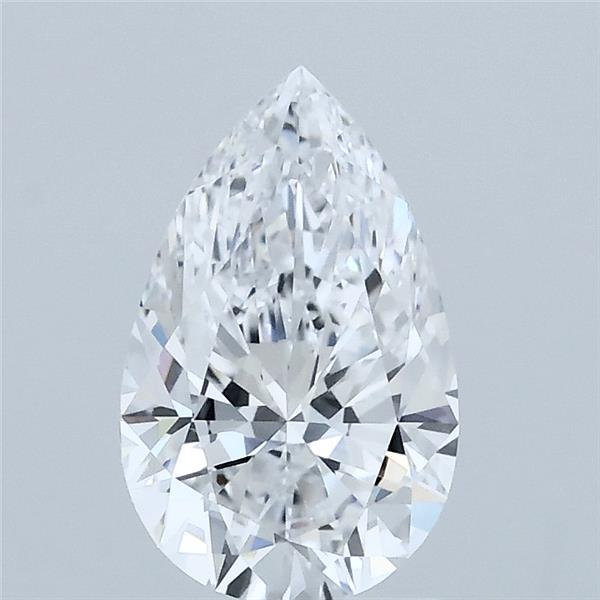 1.31 Carat Pear Shaped, Excellent Cut, D Color, VVS2 Clarity, IGI Certified Lab Grown Diamond