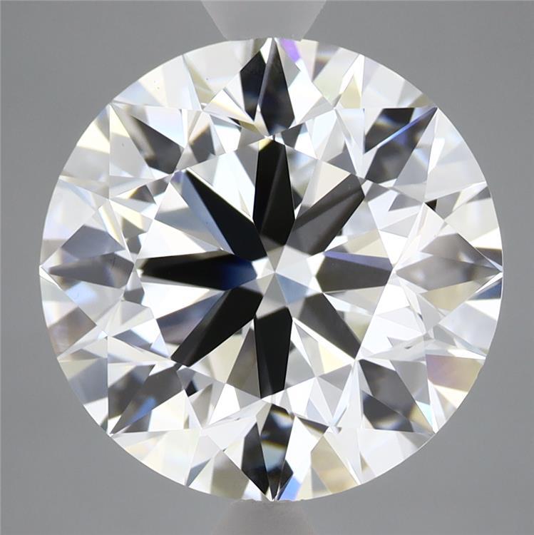 6.10 Carat Round Shaped, Excellent Cut, F Color, VS1 Clarity, IGI Certified Lab Grown Diamond