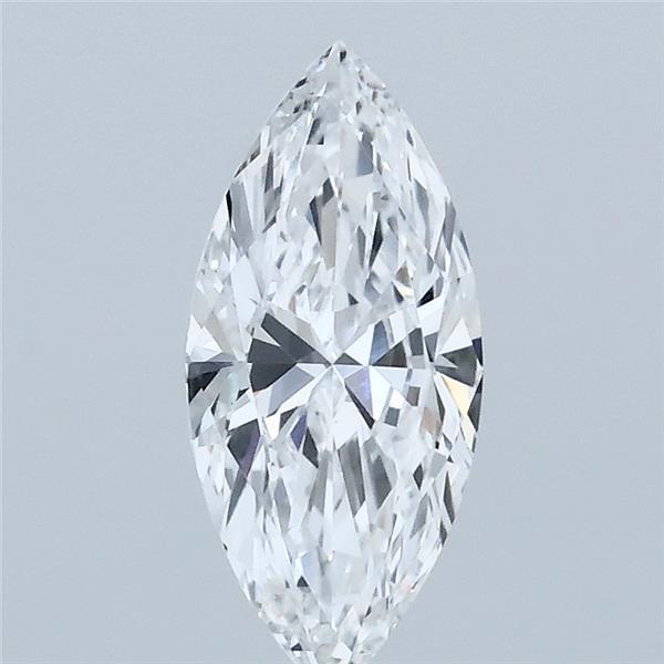 0.87 Carat Marquise Shaped, Ideal Cut, D Color, VS1 Clarity, IGI Certified Lab Grown Diamond