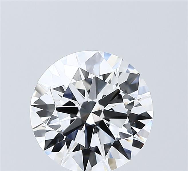 2.01 Carat Round Shaped, Ideal Cut, D Color, VVS2 Clarity, IGI Certified Lab Grown Diamond