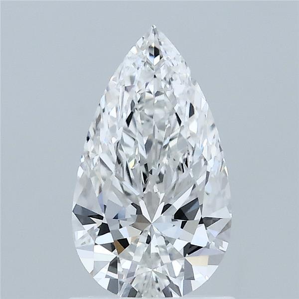 1.07 Carat Pear Shaped, Ideal Cut, E Color, VVS1 Clarity, IGI Certified Lab Grown Diamond
