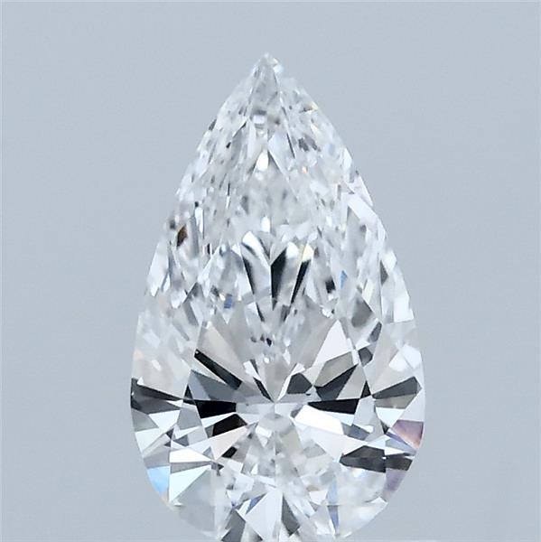 0.84 Carat Pear Shaped, Excellent Cut, D Color, VVS2 Clarity, IGI Certified Lab Grown Diamond