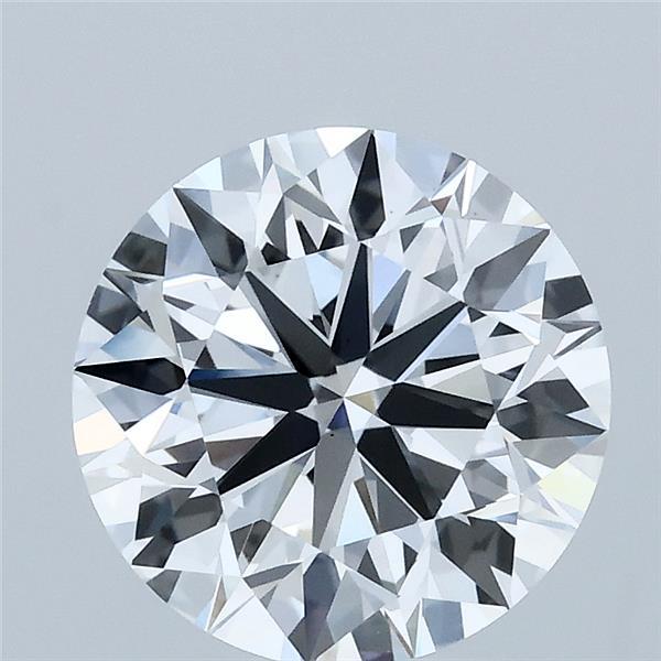 2.50 Carat Round Shaped, Excellent Cut, E Color, VS1 Clarity, IGI Certified Lab Grown Diamond