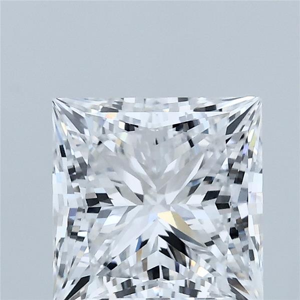2.09 Carat Princess Shaped, Ideal Cut, D Color, VVS2 Clarity, IGI Certified Lab Grown Diamond