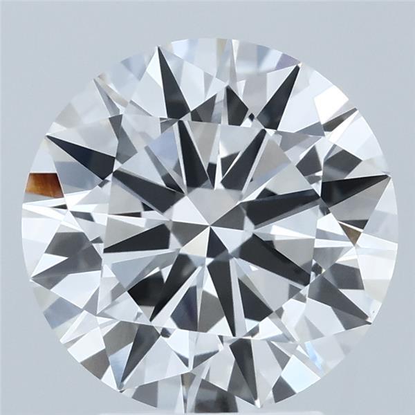 3.50 Carat Round Shaped, Excellent Cut, E Color, VS1 Clarity, IGI Certified Lab Grown Diamond