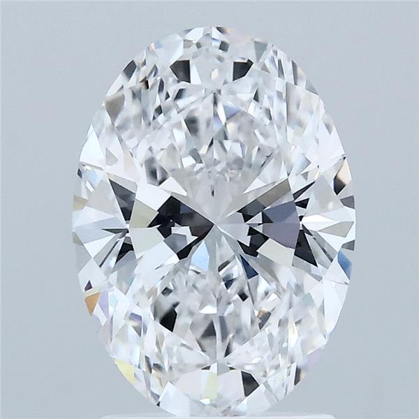 2.03 Carat Oval Shaped, Ideal Cut, D Color, VVS2 Clarity, IGI Certified Lab Grown Diamond