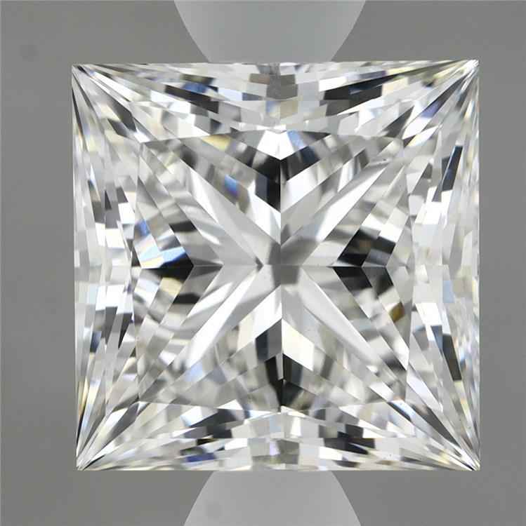 3.73 Carat Princess Shaped, Ideal Cut, G Color, VS1 Clarity, IGI Certified Lab Grown Diamond