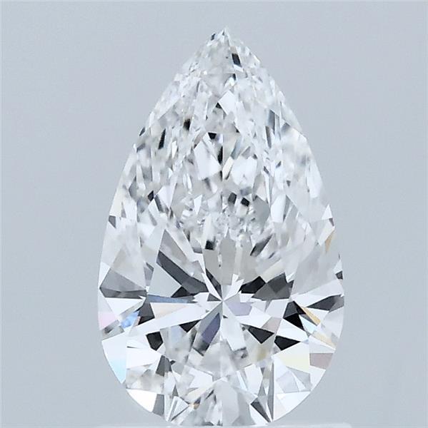 1.04 Carat Pear Shaped, Ideal Cut, D Color, VVS2 Clarity, IGI Certified Lab Grown Diamond