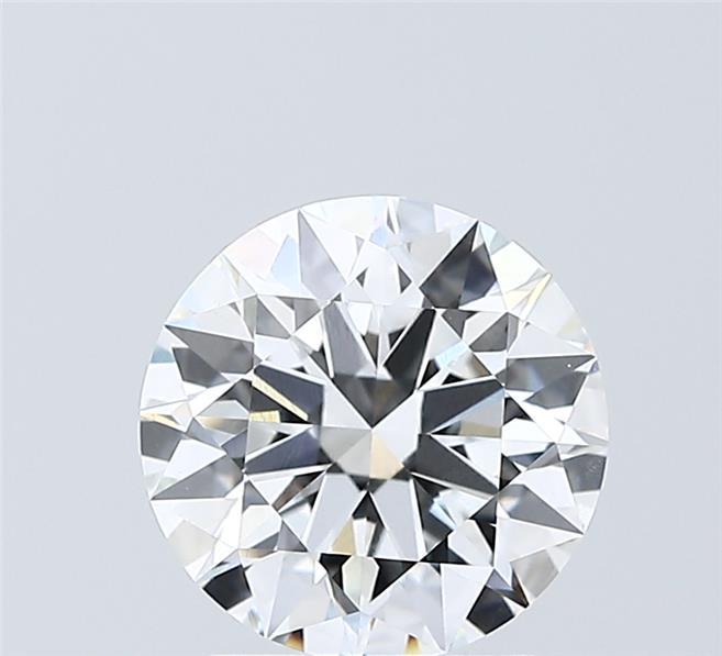 2.03 Carat Round Shaped, Ideal Cut, E Color, VVS2 Clarity, IGI Certified Lab Grown Diamond
