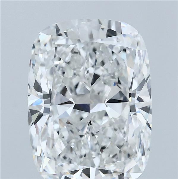 4.30 Carat Cushion Shaped, Ideal Cut, E Color, VVS2 Clarity, IGI Certified Lab Grown Diamond