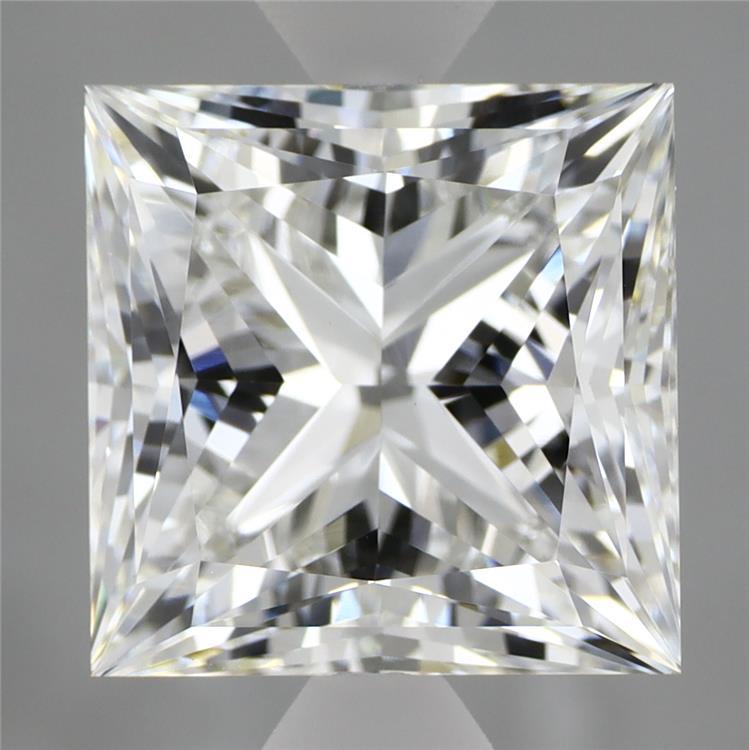 4.68 Carat Princess Shaped, Ideal Cut, E Color, VVS2 Clarity, IGI Certified Lab Grown Diamond