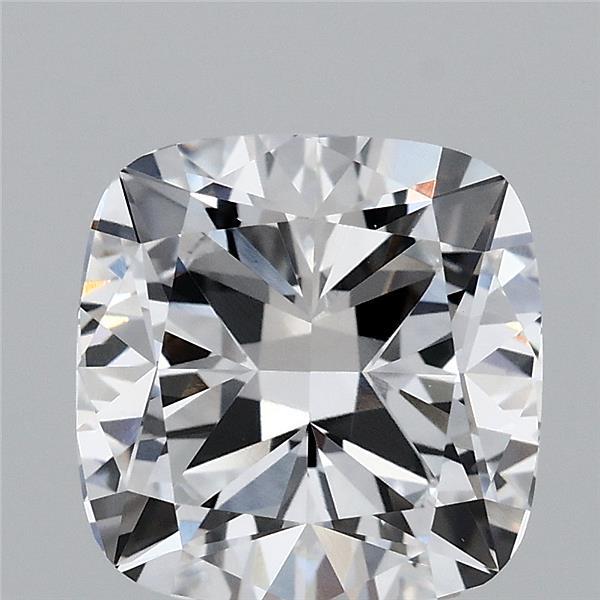 3.21 Carat Cushion Shaped, Ideal Cut, D Color, VVS2 Clarity, IGI Certified Lab Grown Diamond