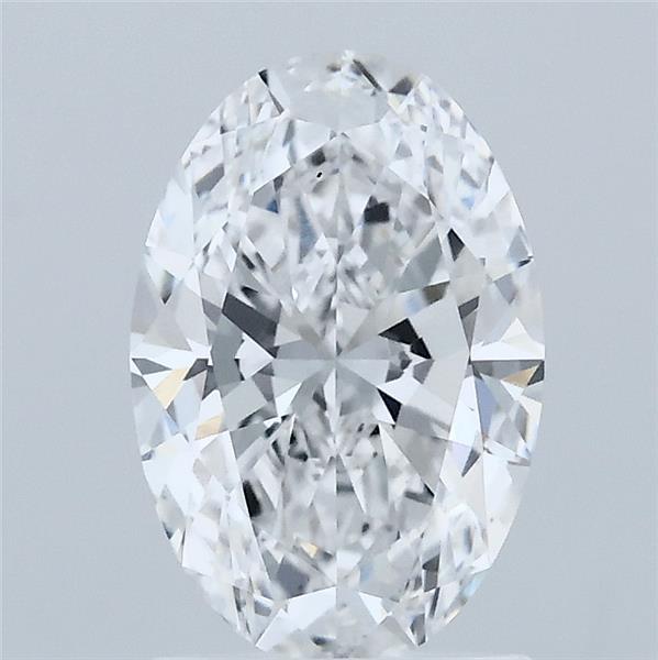 1.60 Carat Oval Shaped, Ideal Cut, D Color, VS1 Clarity, IGI Certified Lab Grown Diamond