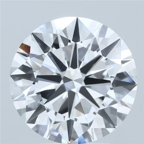 3.96 Carat Round Shaped, Ideal Cut, E Color, VVS2 Clarity, IGI Certified Lab Grown Diamond